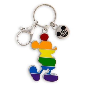 Rainbow Mickey Mouse key chain Disney